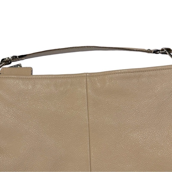 Coach 27858 Madison Pebbled Leather Hobo Handbag in Golden Tan - Picture 7 of 12